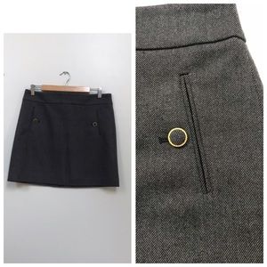 LOFT Skirt with Button Detail